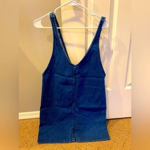 Slightly used Bershka XS mini denim dress